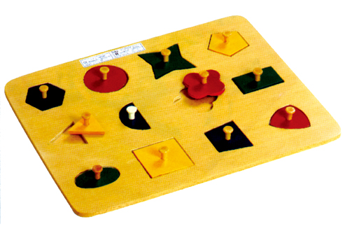 幾何圖形插板（木制圖形插板）